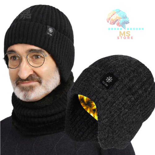 WarmSet™: Gorro con bufanda